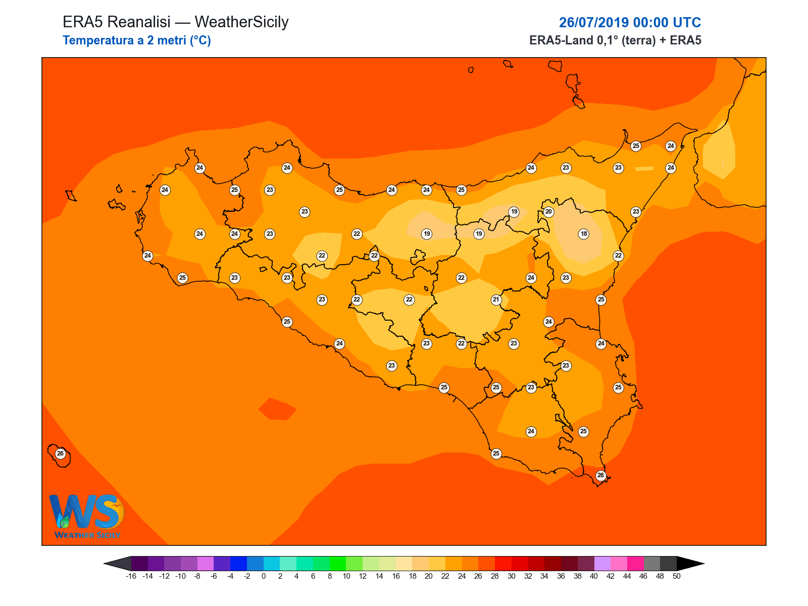 Temperatura a 2 metri · 2019072600