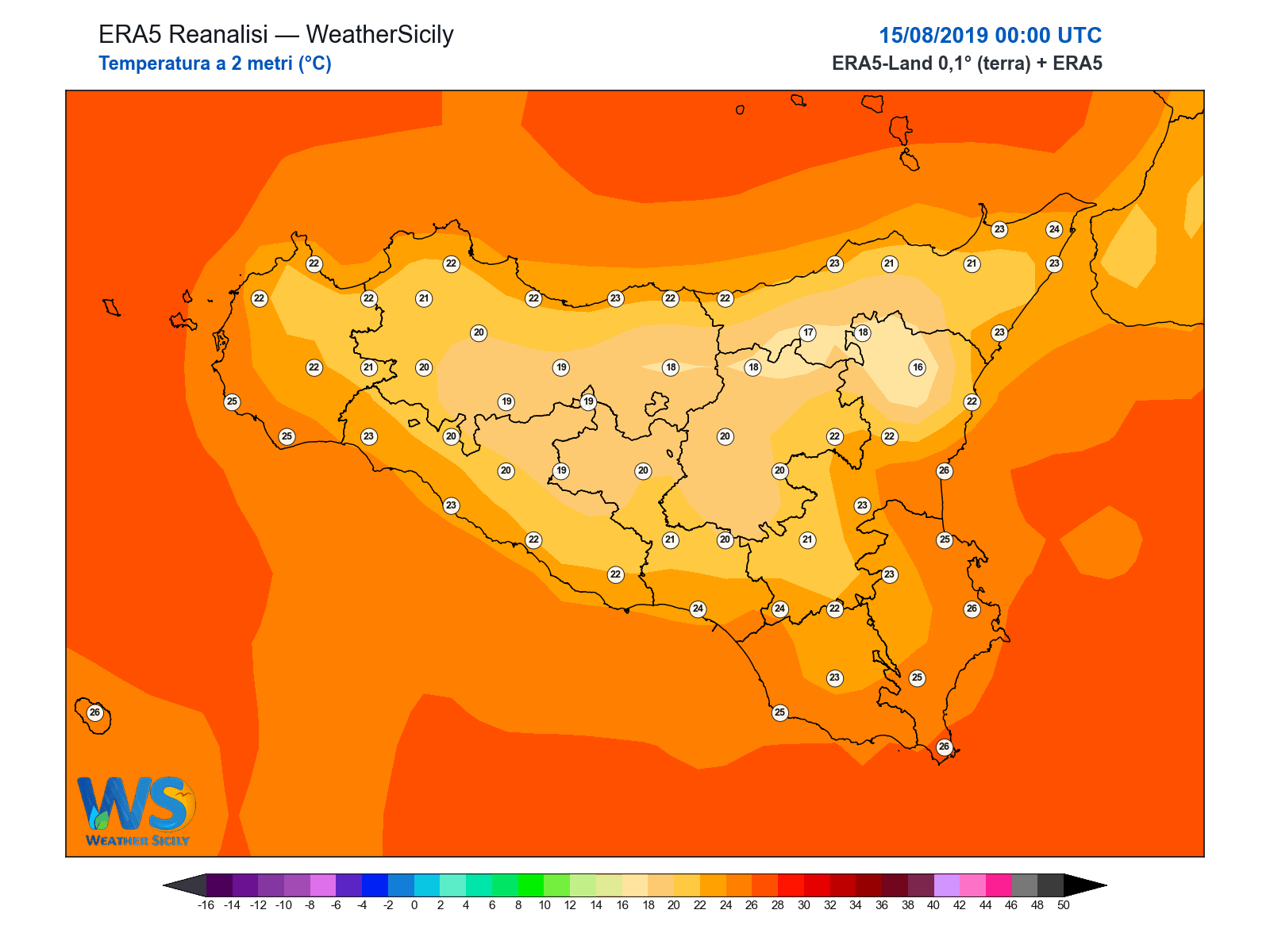Temperatura a 2 metri · 2019081500