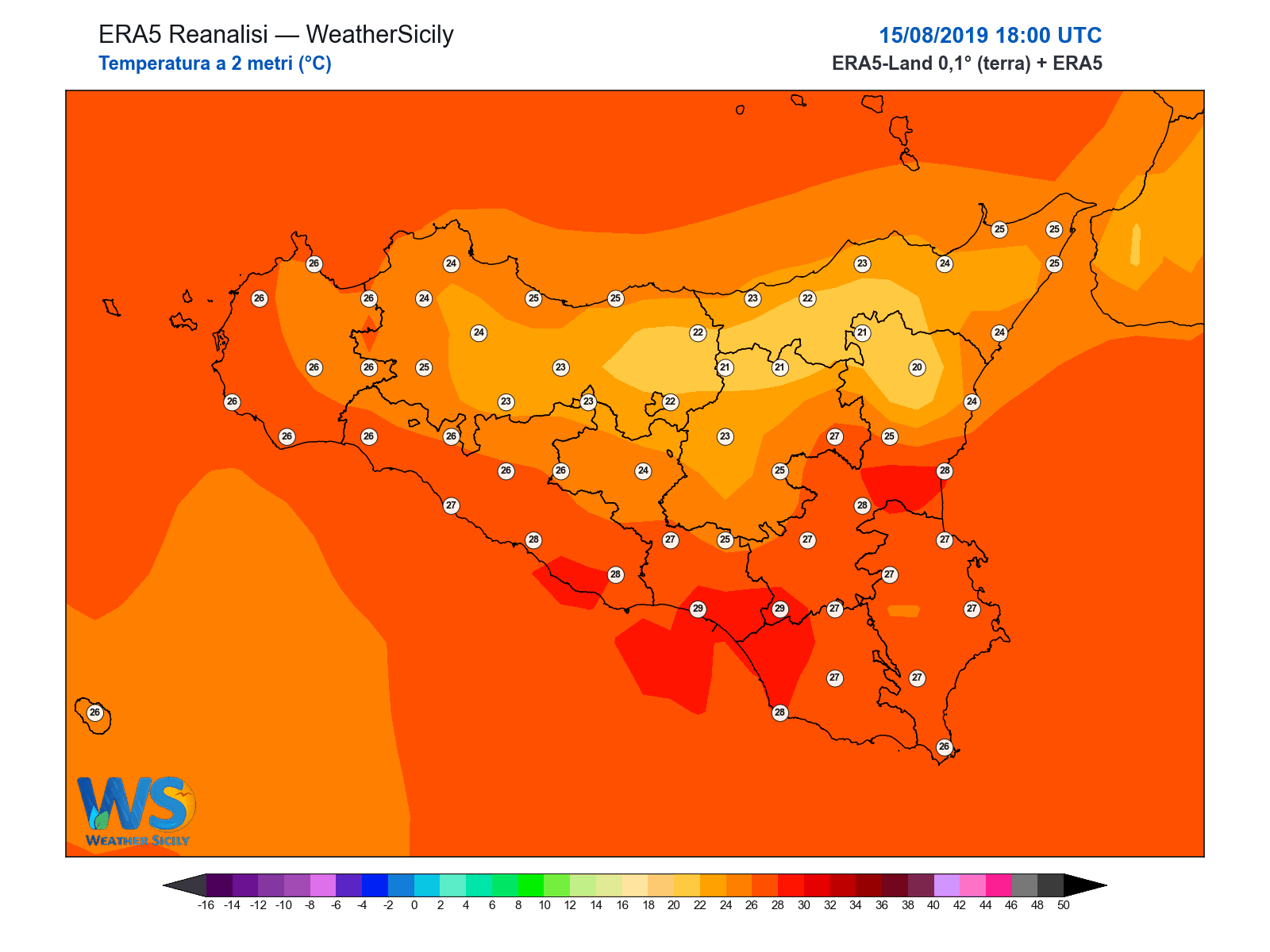Temperatura a 2 metri · 2019081518