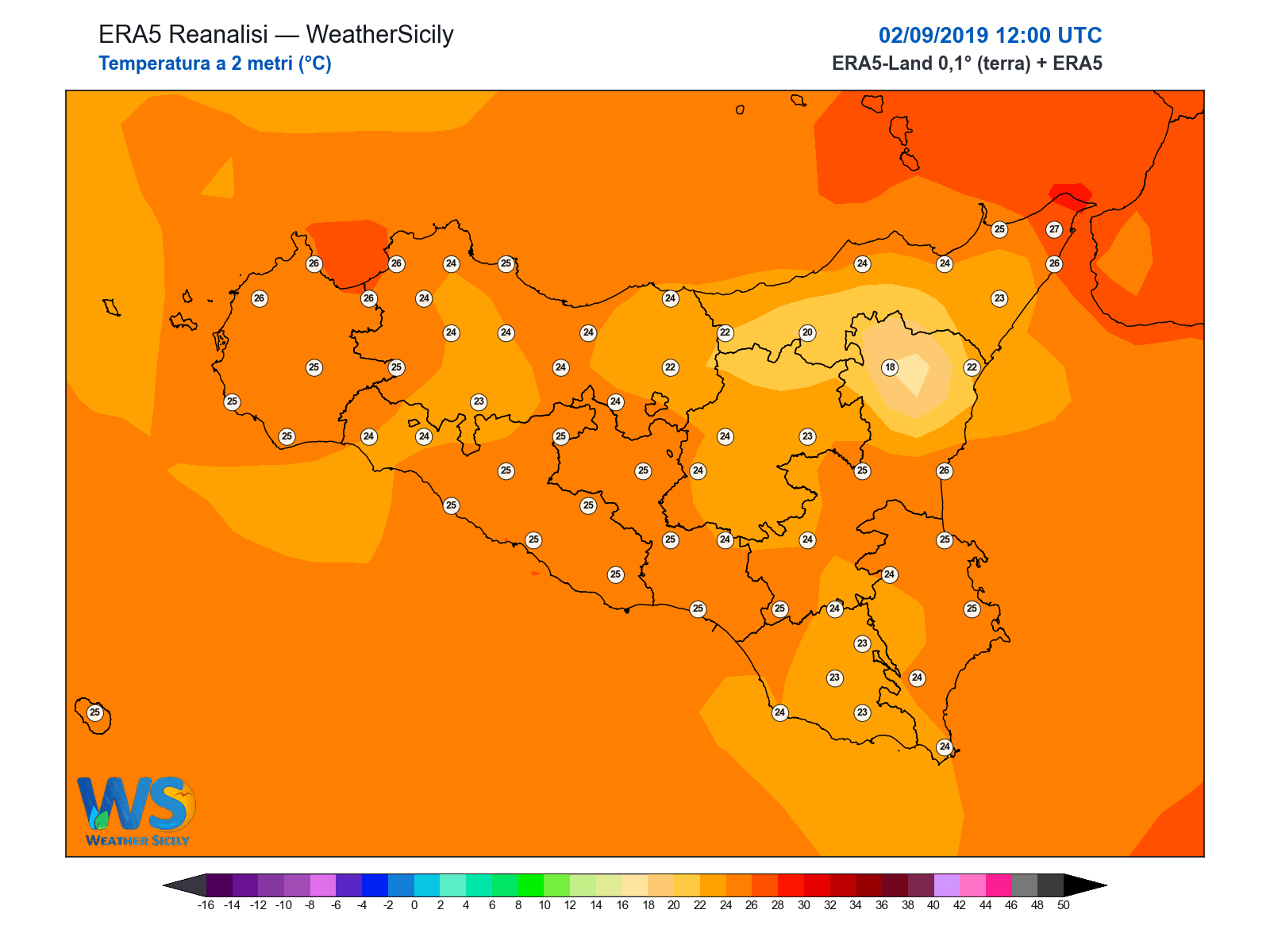 Temperatura a 2 metri · 2019090212