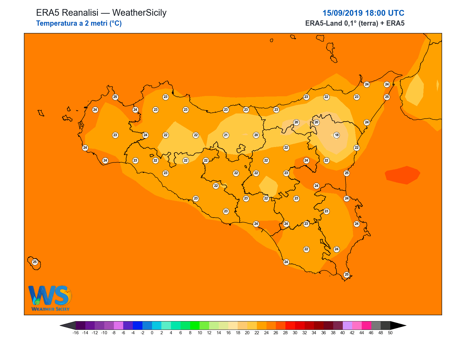 Temperatura a 2 metri · 2019091518