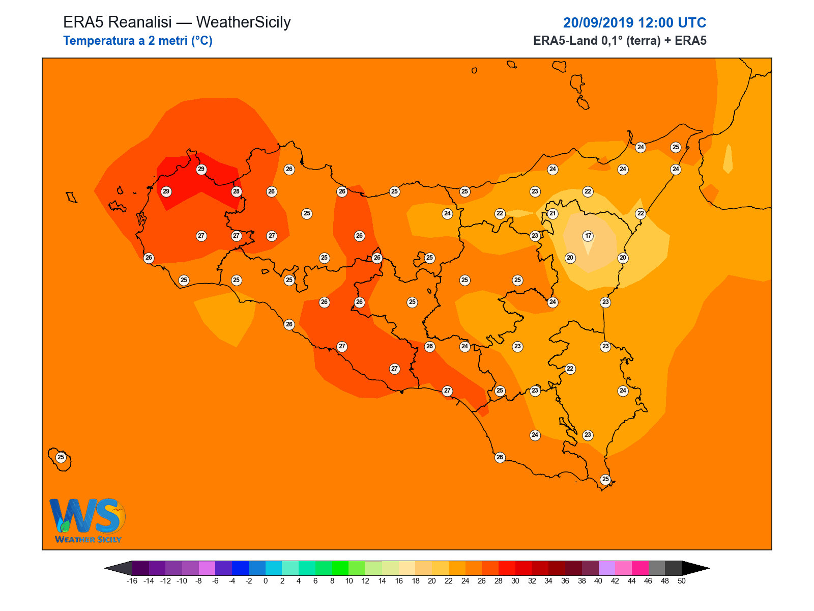 Temperatura a 2 metri · 2019092012