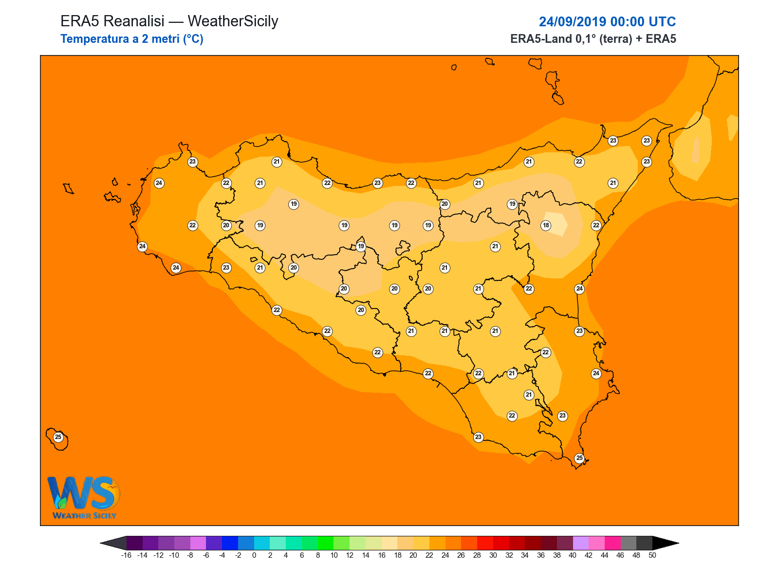 Temperatura a 2 metri · 2019092400