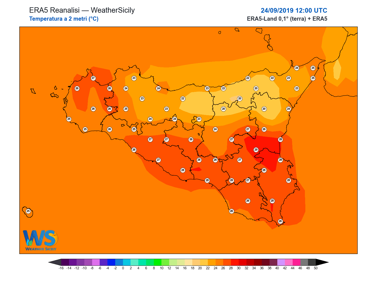 Temperatura a 2 metri · 2019092412