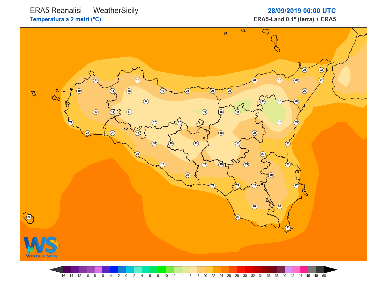 Temperatura a 2 metri · 2019092800
