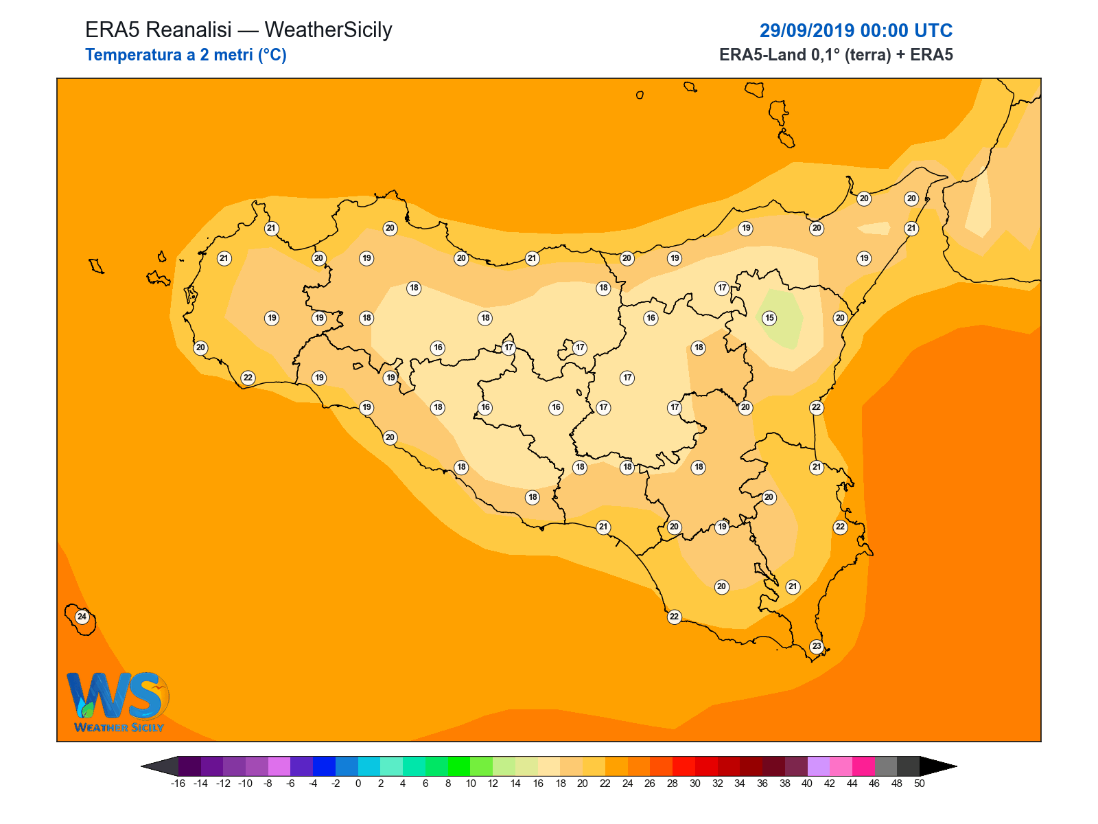 Temperatura a 2 metri · 2019092900