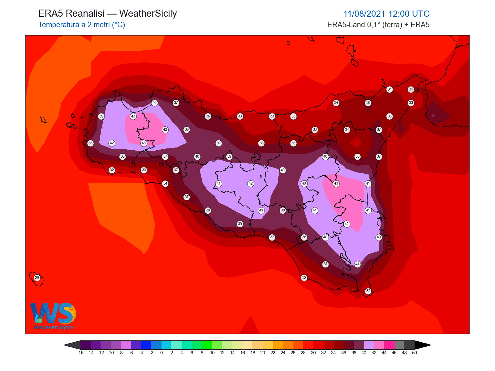 Temperatura a 2 metri · 2021081112