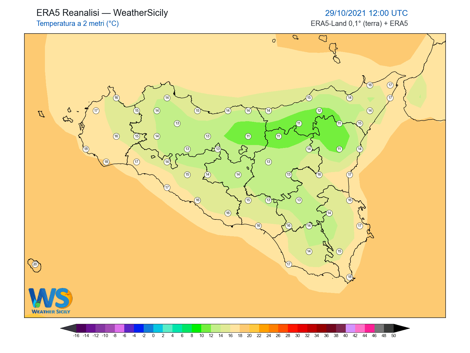 Temperatura a 2 metri · 2021102912