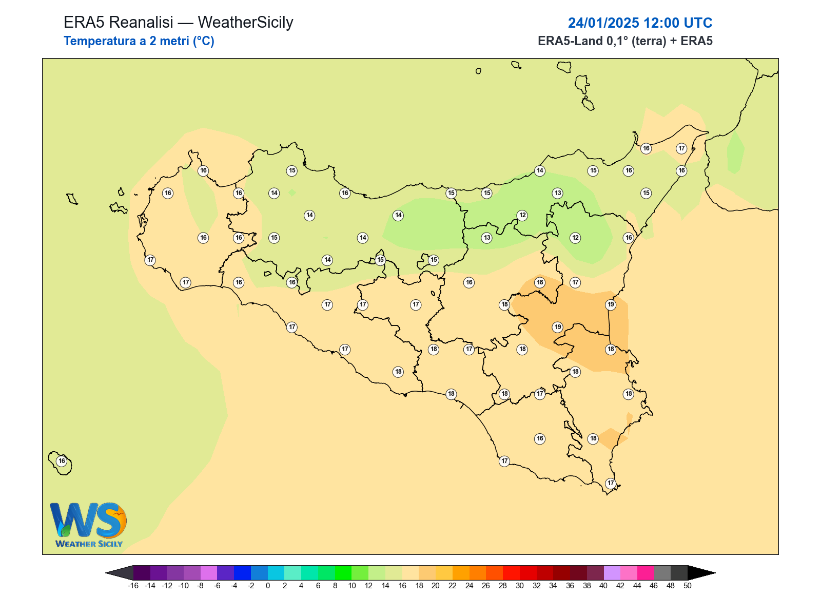 Temperatura a 2 metri · 2025012412