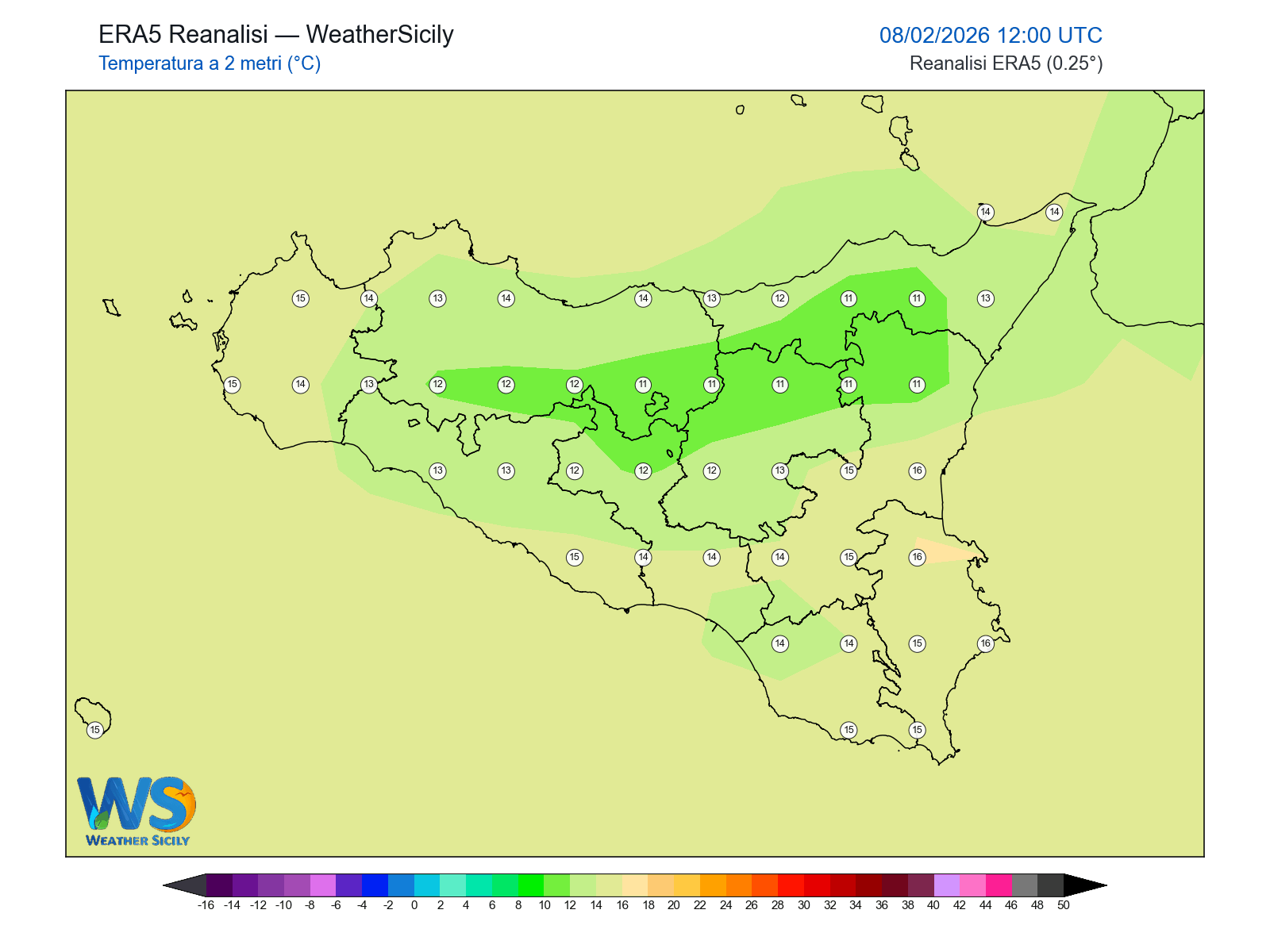 Temperatura a 2 metri · 2026020812