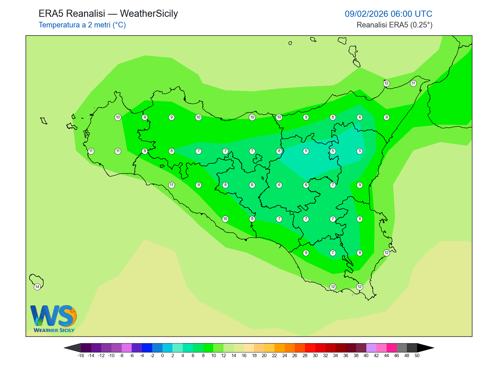 Temperatura a 2 metri · 2026020906