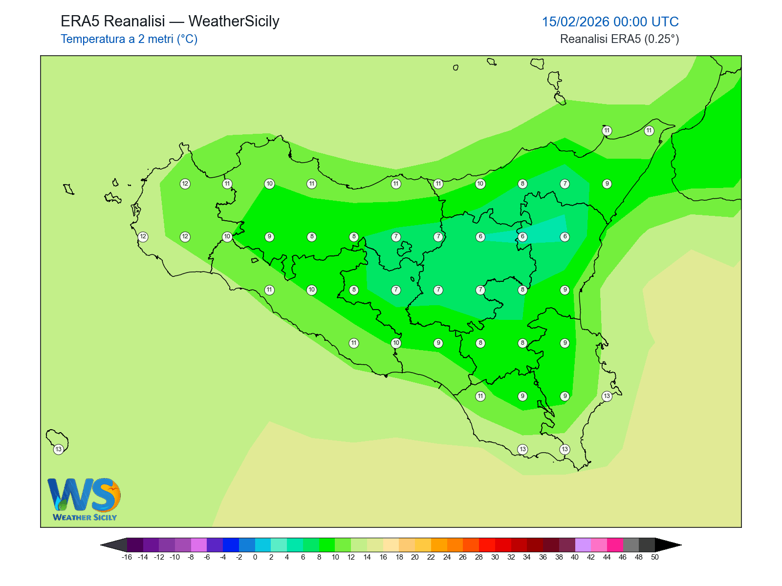 Temperatura a 2 metri · 2026021500