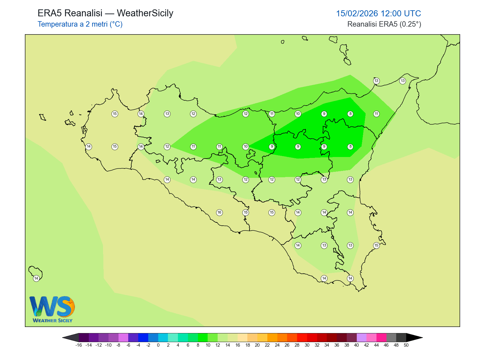 Temperatura a 2 metri · 2026021512