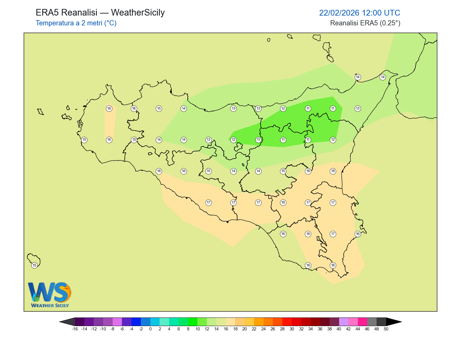 Temperatura a 2 metri · 2026022212