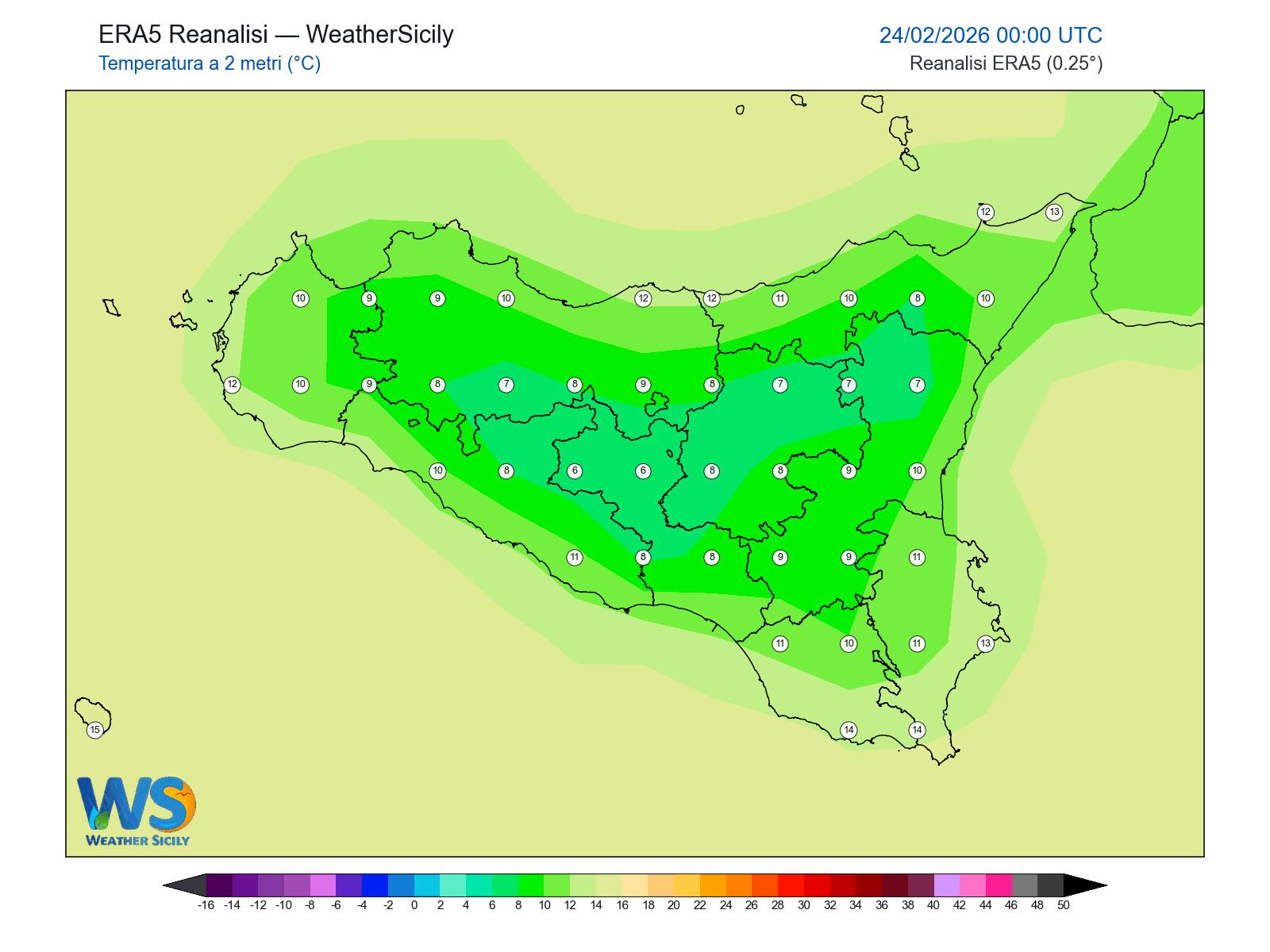 Temperatura a 2 metri · 2026022400