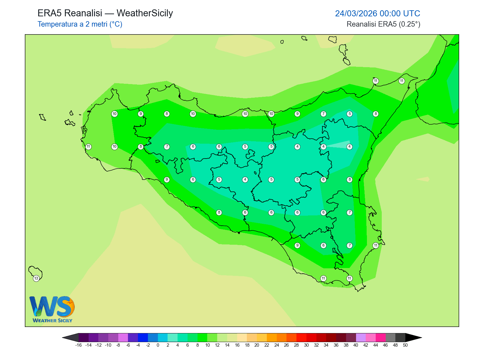 Temperatura a 2 metri · 2026032400