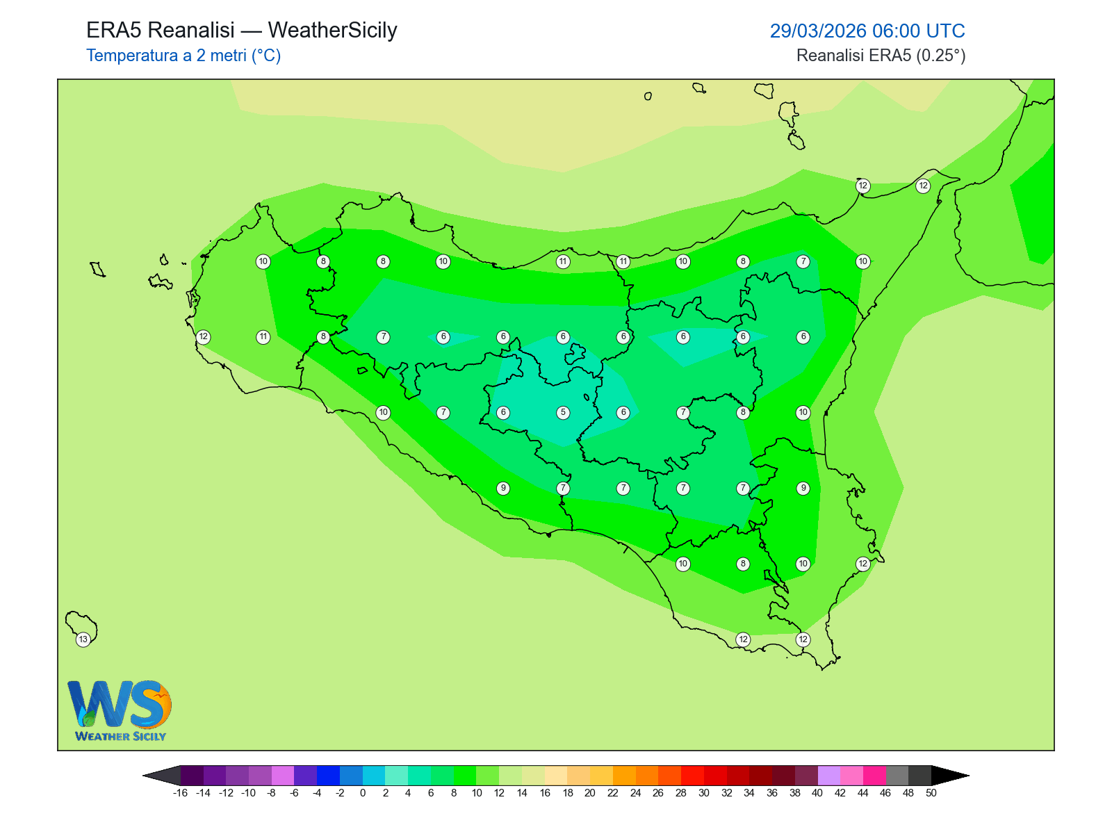 Temperatura a 2 metri · 2026032906