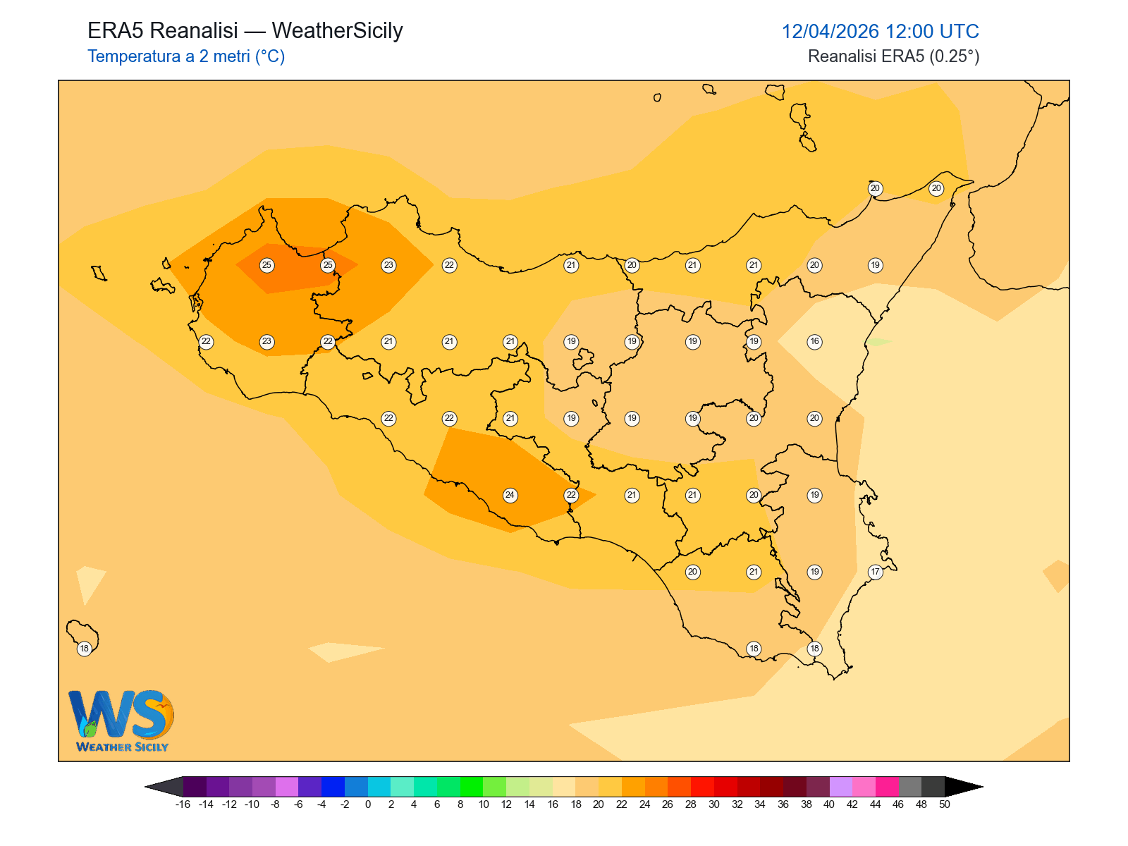 Temperatura a 2 metri · 2026041212