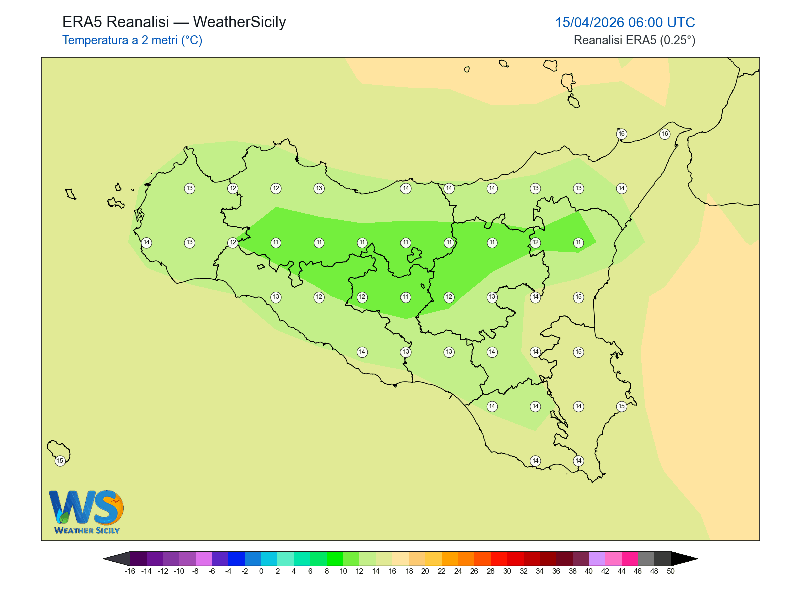 Temperatura a 2 metri · 2026041506