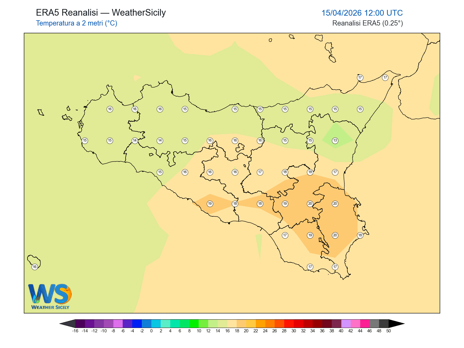 Temperatura a 2 metri · 2026041512