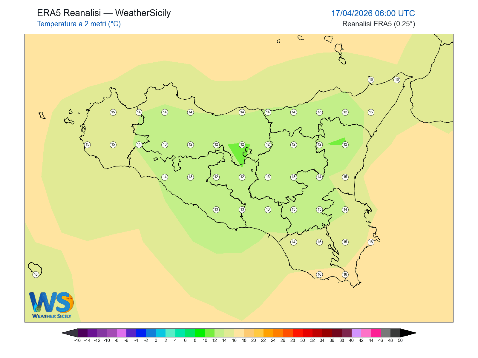 Temperatura a 2 metri · 2026041706