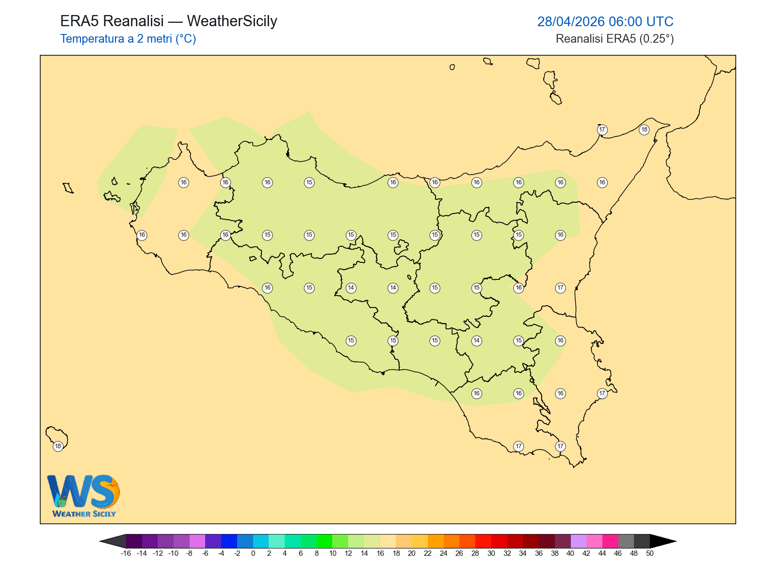 Temperatura a 2 metri · 2026042806
