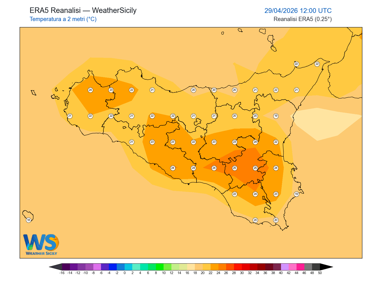 Temperatura a 2 metri · 2026042912