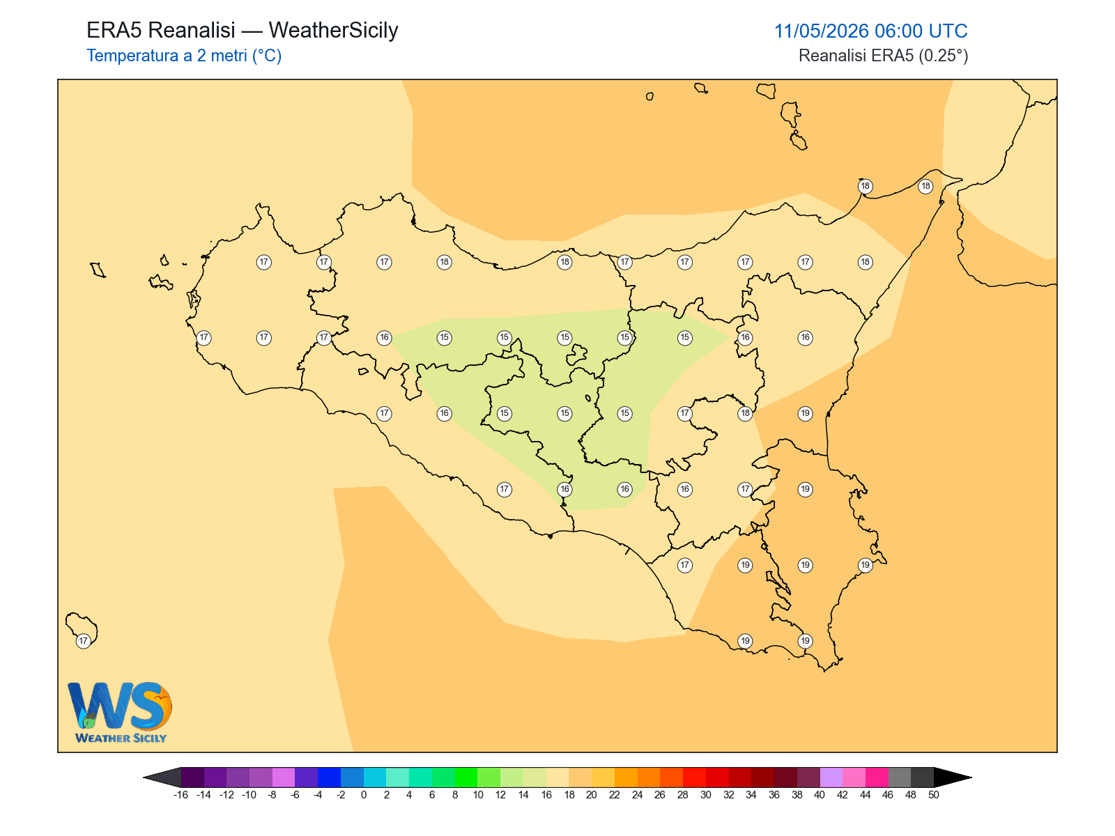 Temperatura a 2 metri · 2026051106