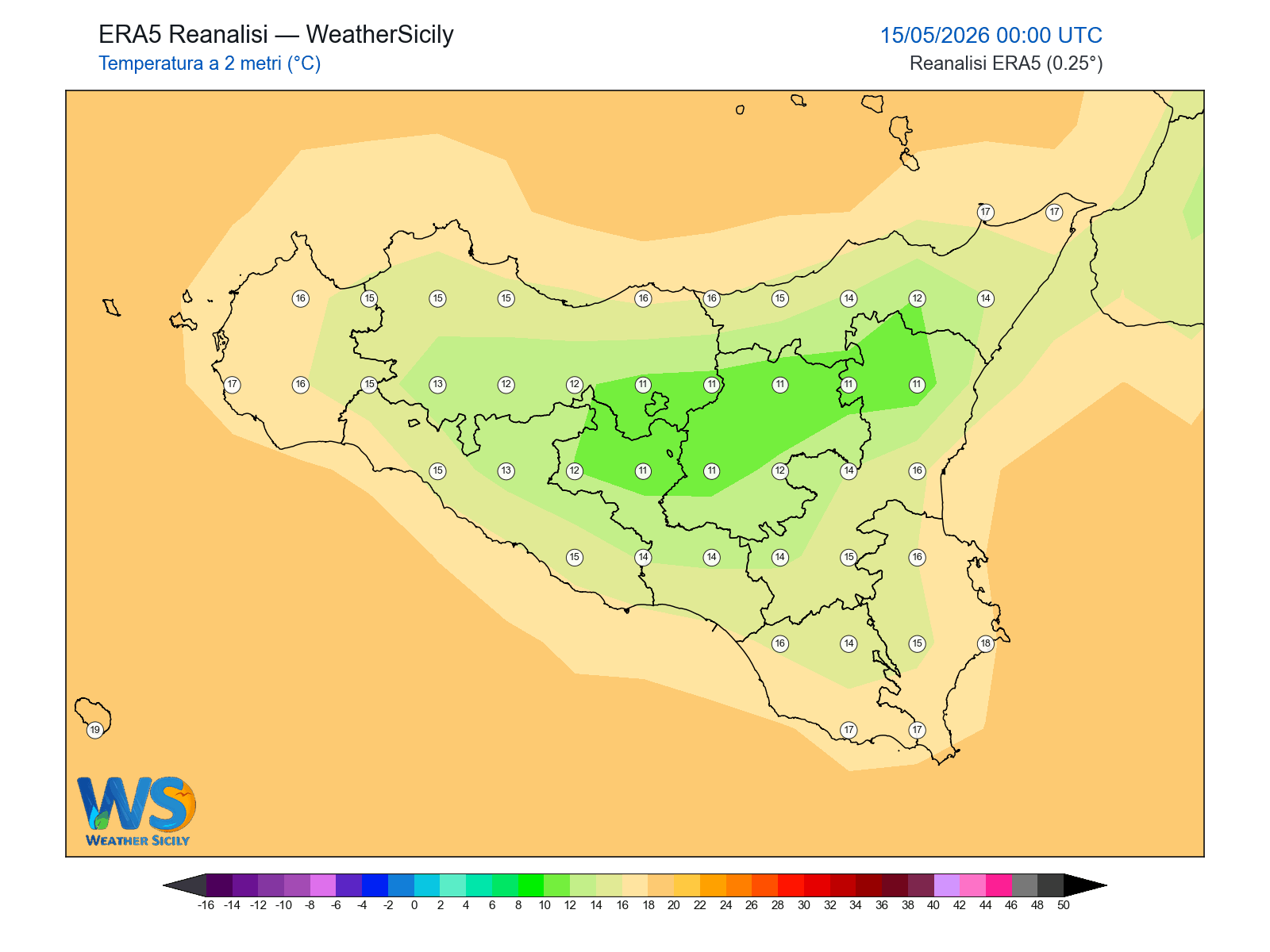 Temperatura a 2 metri · 2026051500