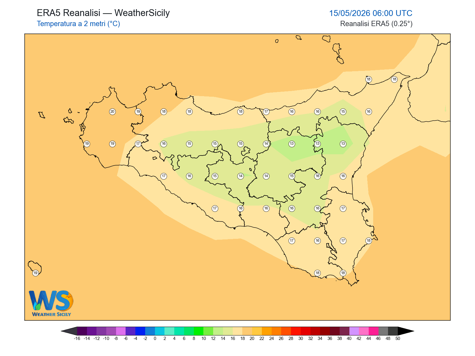 Temperatura a 2 metri · 2026051506