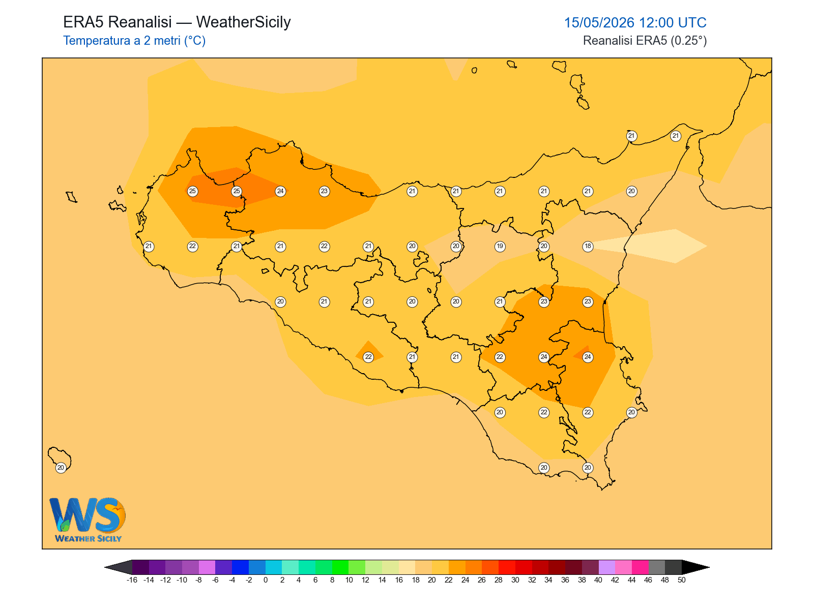 Temperatura a 2 metri · 2026051512