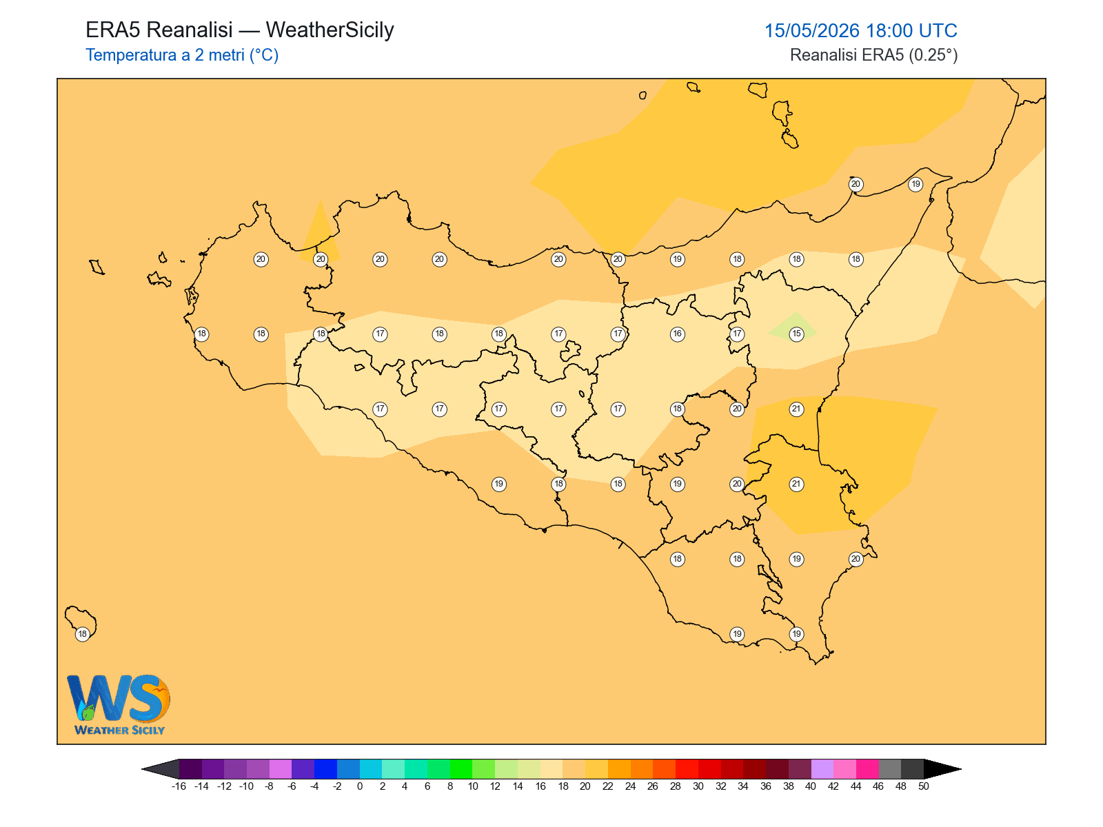 Temperatura a 2 metri · 2026051518