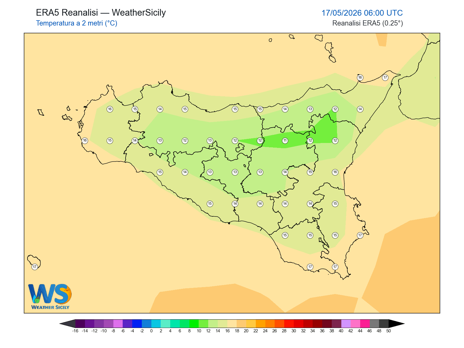 Temperatura a 2 metri · 2026051706