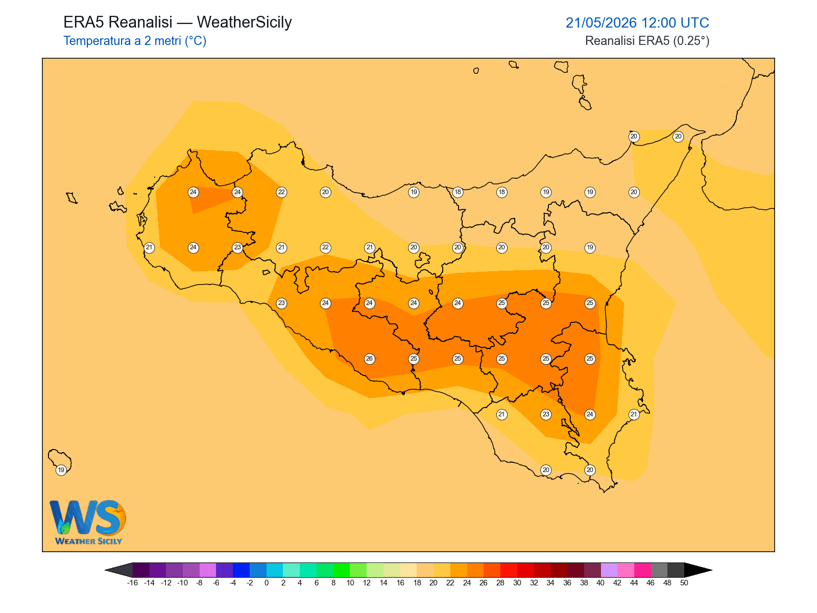 Temperatura a 2 metri · 2026052112