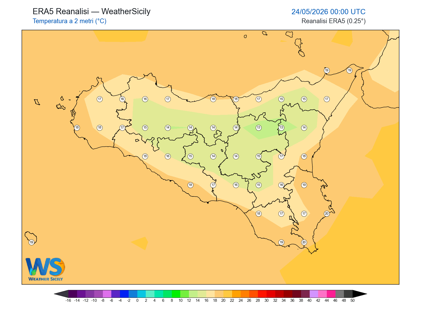 Temperatura a 2 metri · 2026052400