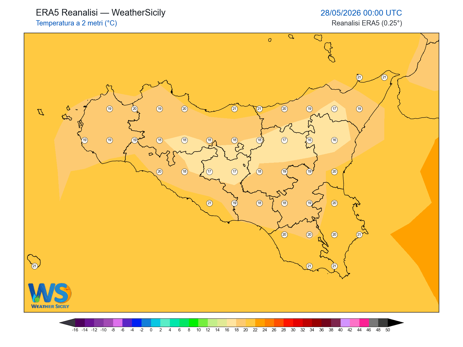 Temperatura a 2 metri · 2026052800