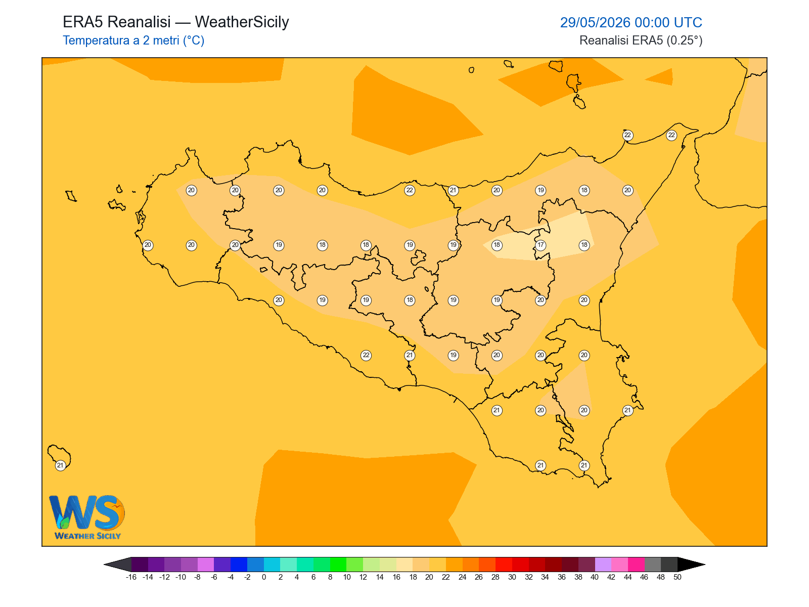 Temperatura a 2 metri · 2026052900
