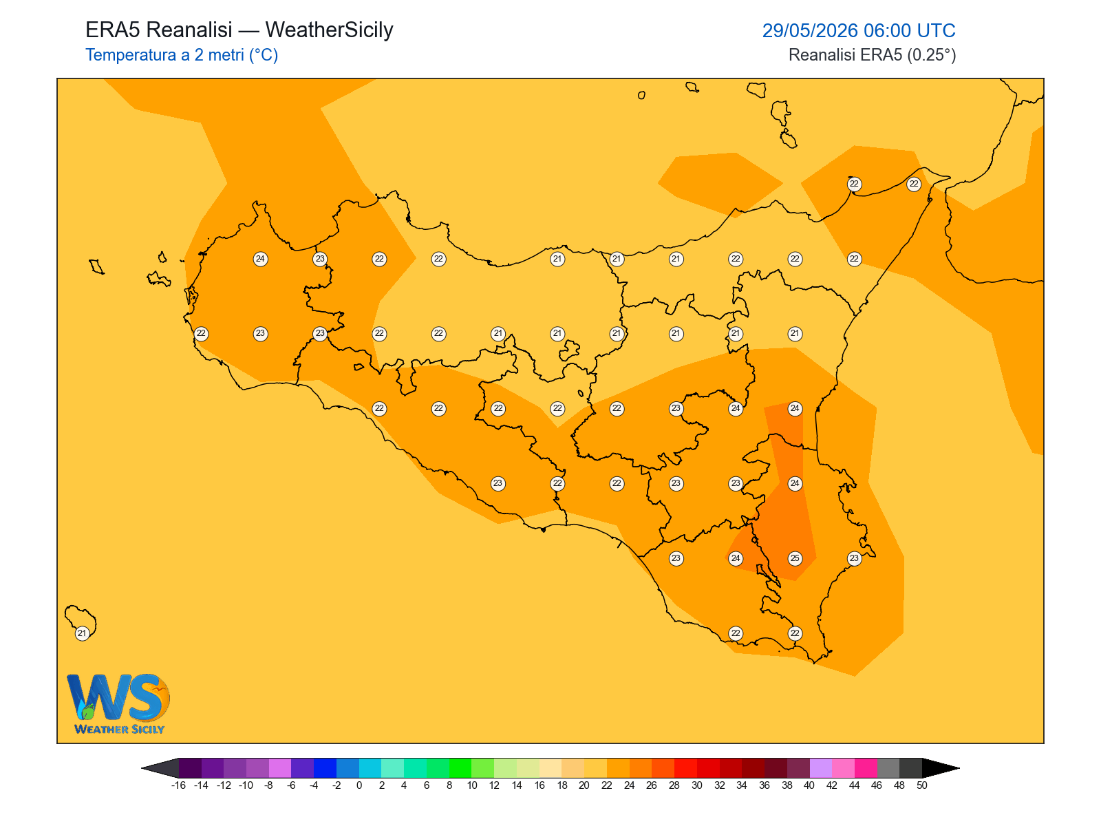 Temperatura a 2 metri · 2026052906