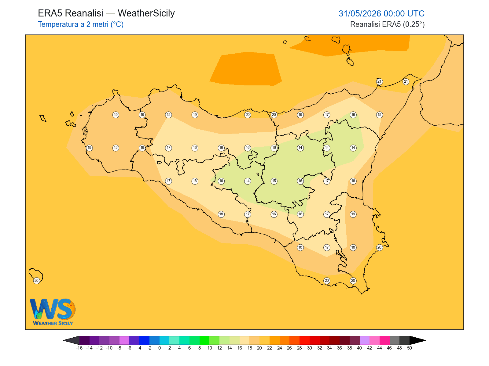 Temperatura a 2 metri · 2026053100