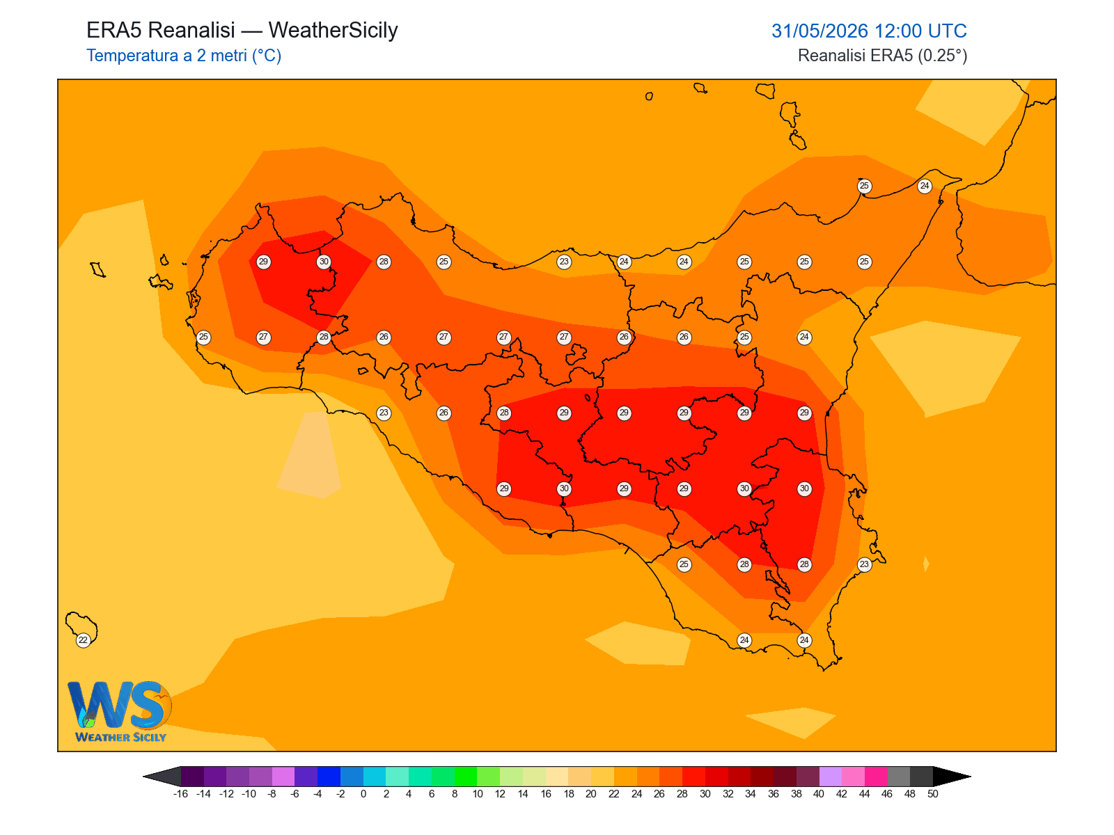 Temperatura a 2 metri · 2026053112