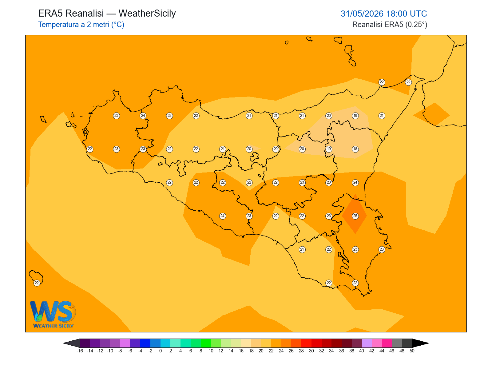 Temperatura a 2 metri · 2026053118