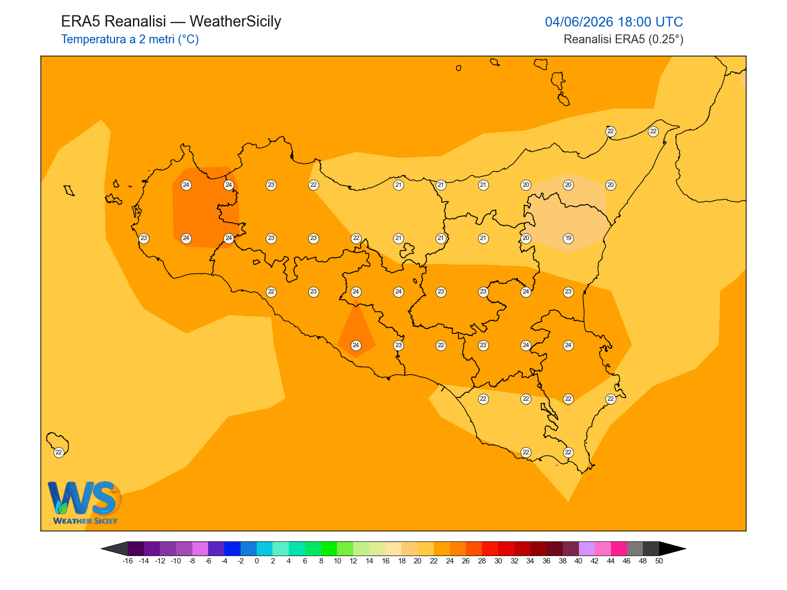 Temperatura a 2 metri · 2026060418