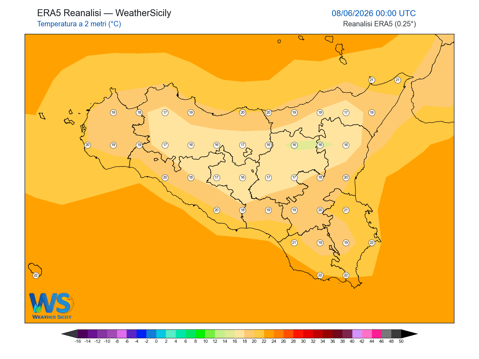 Temperatura a 2 metri · 2026060800