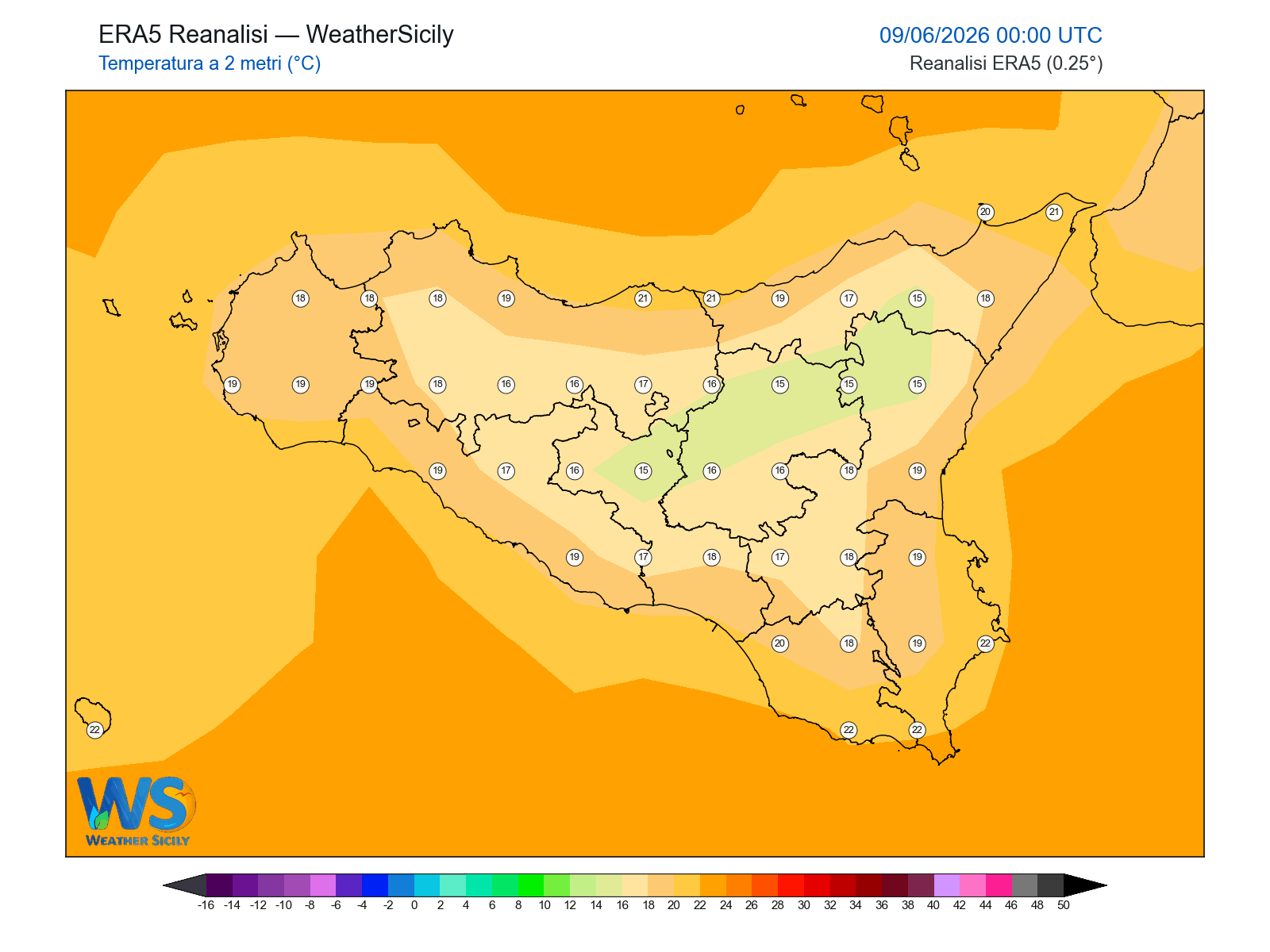 Temperatura a 2 metri · 2026060900
