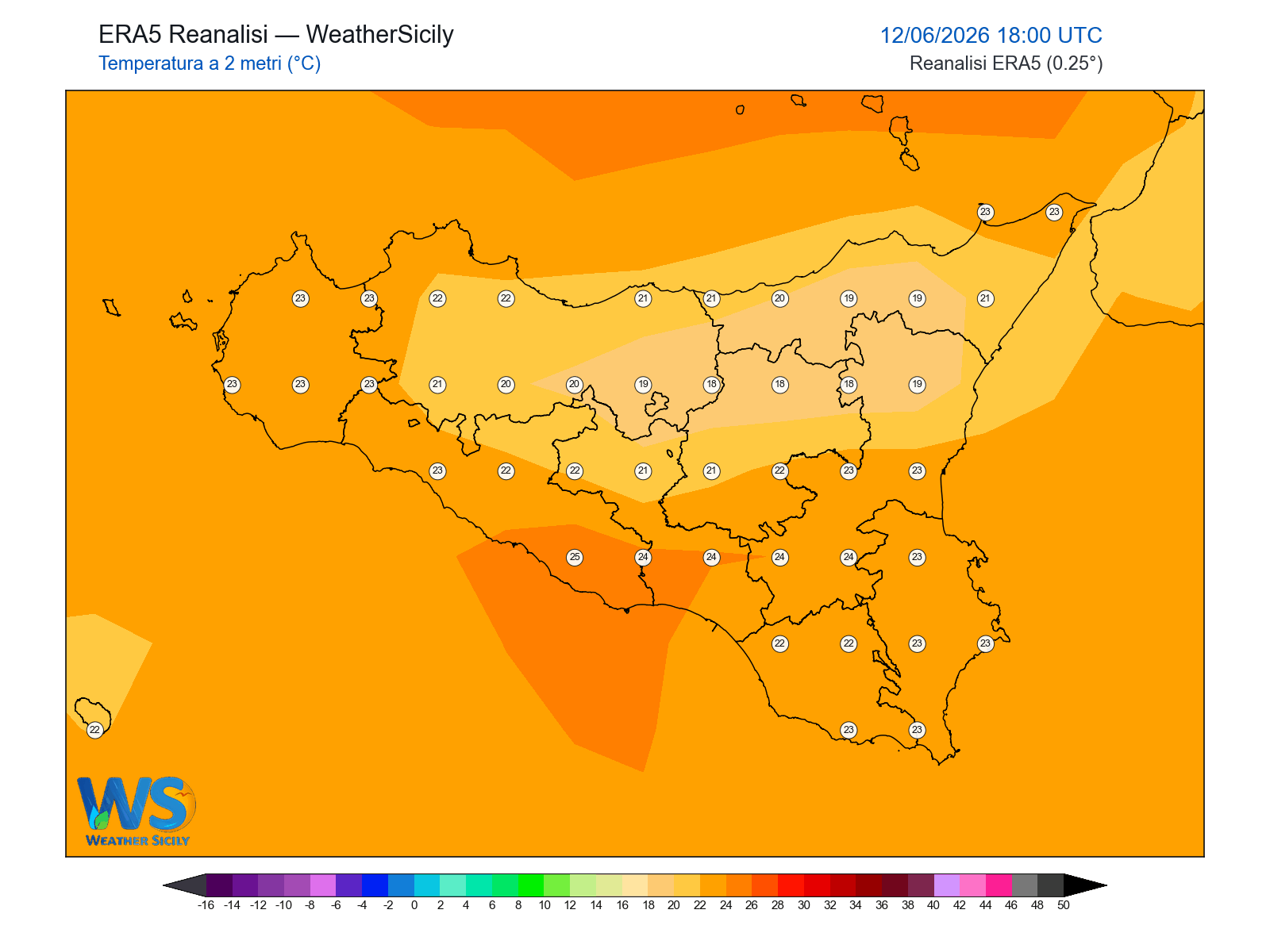 Temperatura a 2 metri · 2026061218