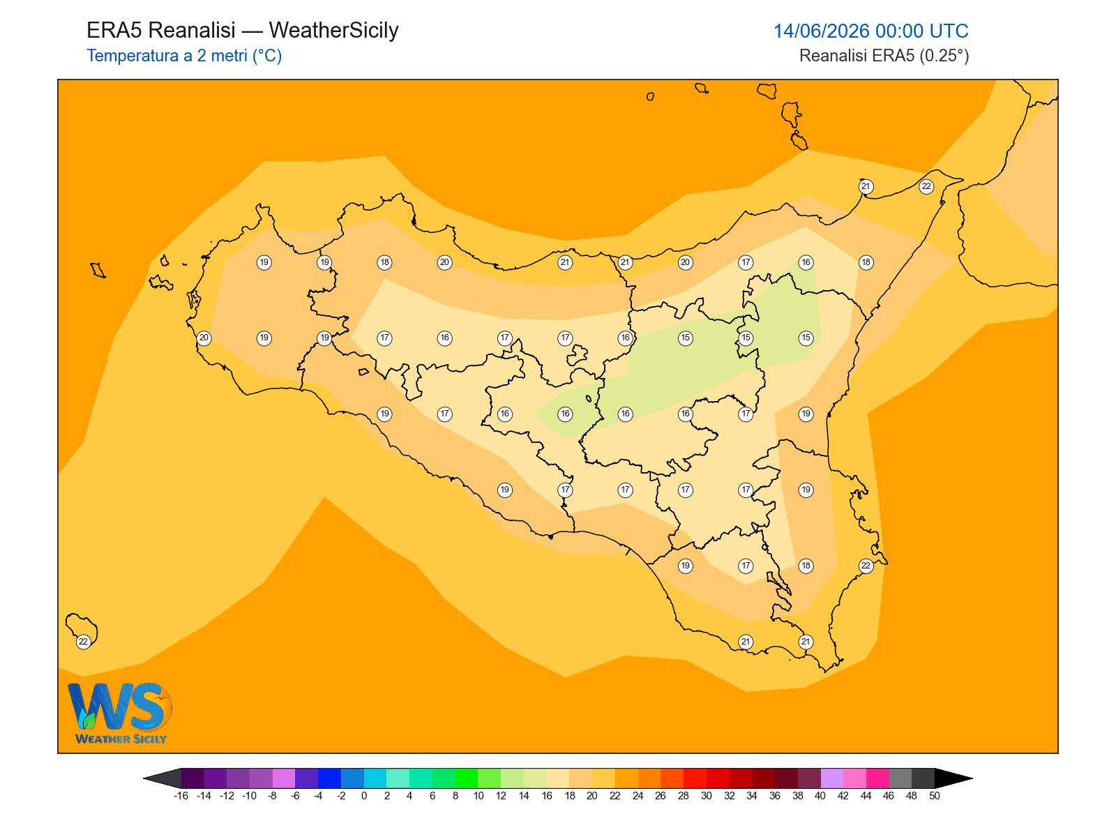 Temperatura a 2 metri · 2026061400