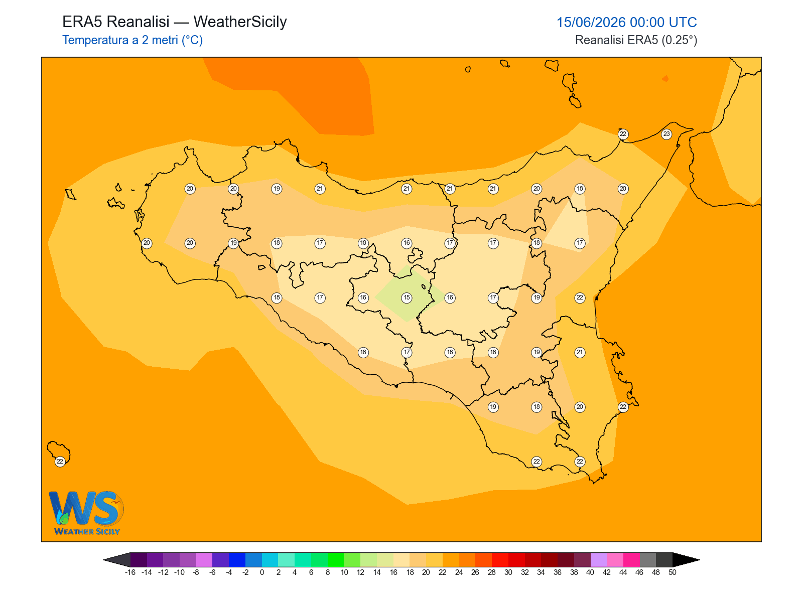 Temperatura a 2 metri · 2026061500