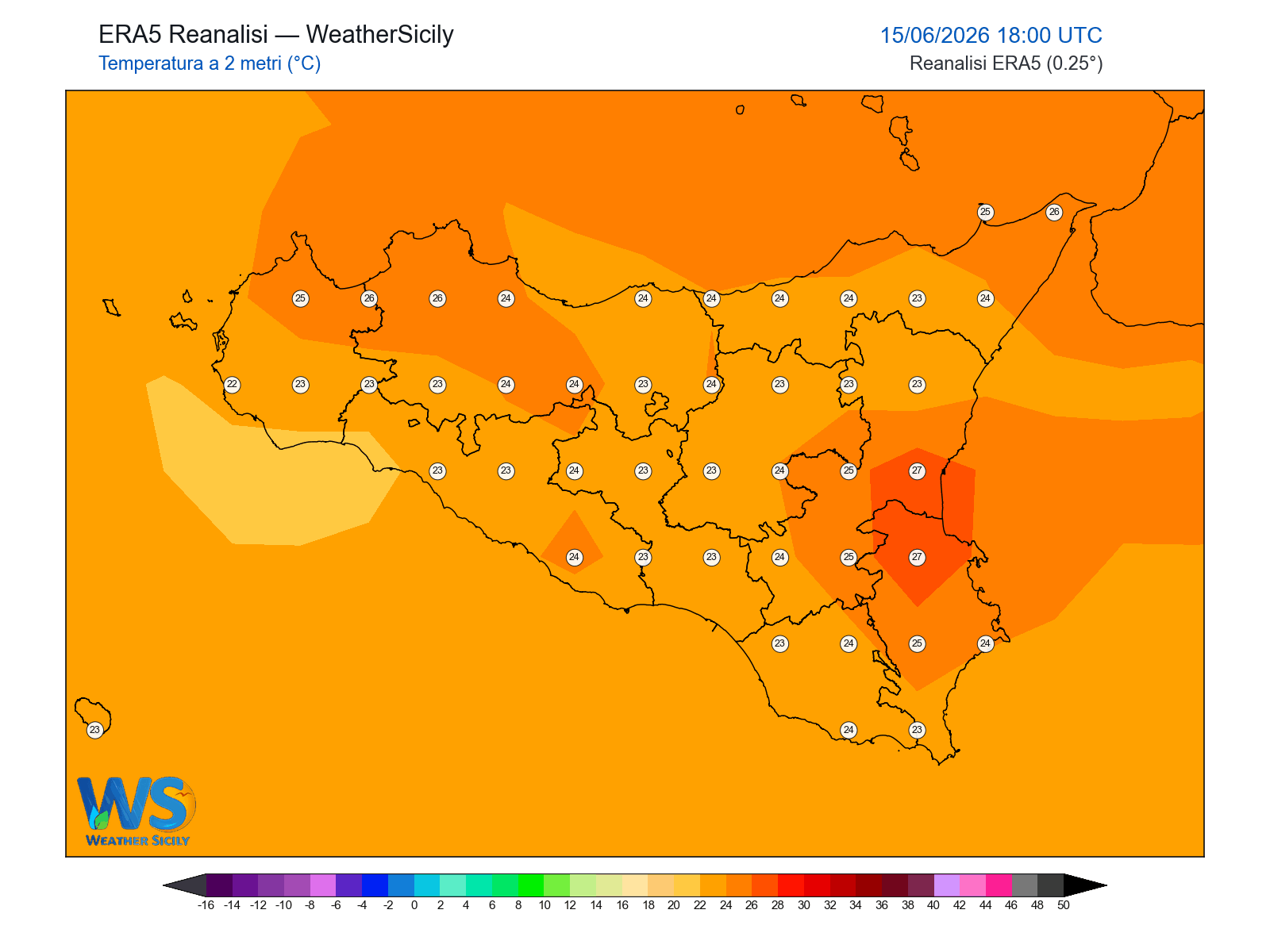 Temperatura a 2 metri · 2026061518