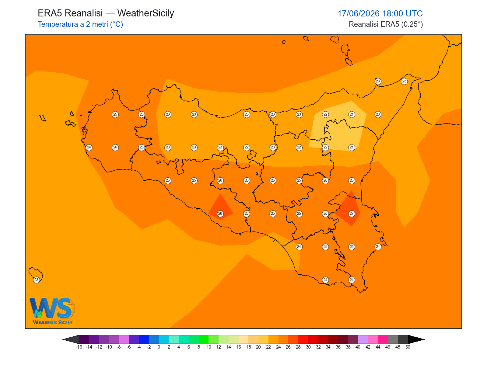 Temperatura a 2 metri · 2026061718
