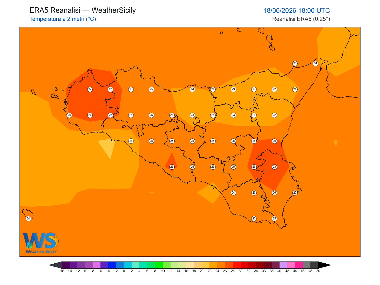 Temperatura a 2 metri · 2026061818